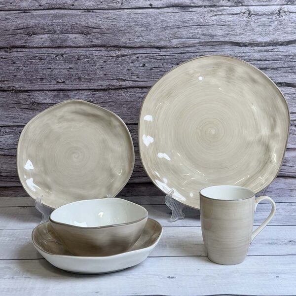 طقم عشاء ٣٠ قطعة – Organic – Art Coffee