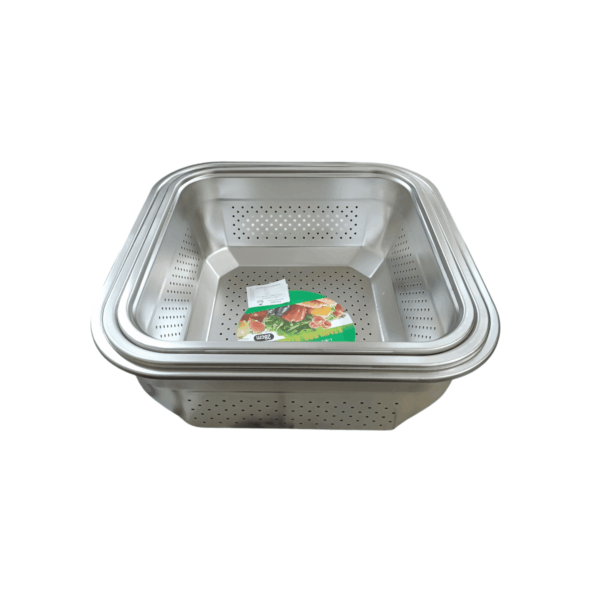 طقم مصفاة مربعه استانلس ( 28-30-32 )