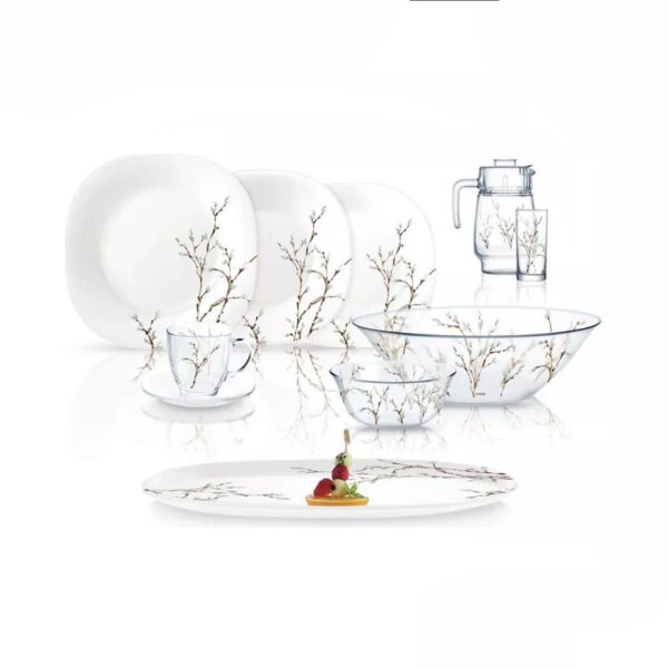 طقم اركوبايركس 46 قطعة – Hana White – لومينارك