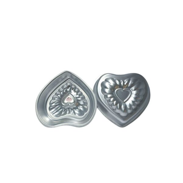 صينية كيك قلب مضلع مقاس 24