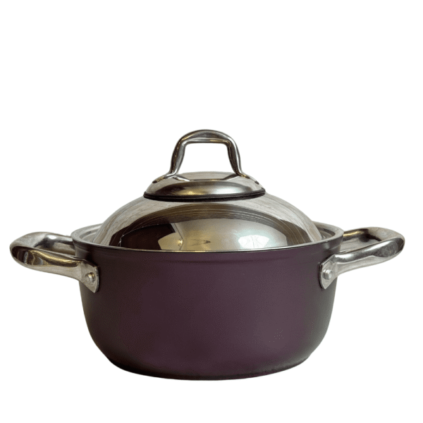 حلة تيفال مدور احمر يد استيل مقاس 28 – SAFLON