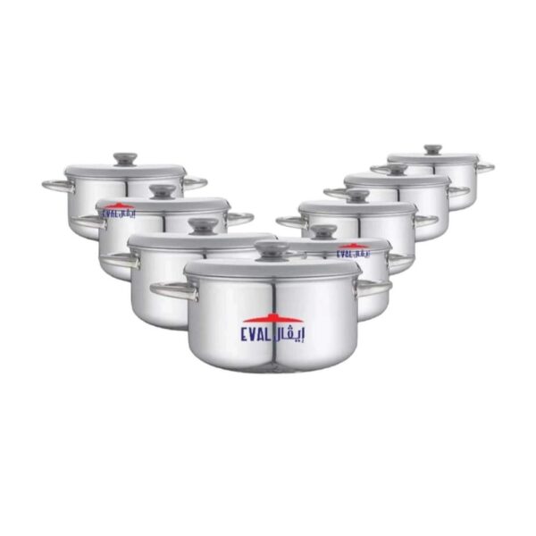 طقم حلل الومنيوم سوبر 8 ق