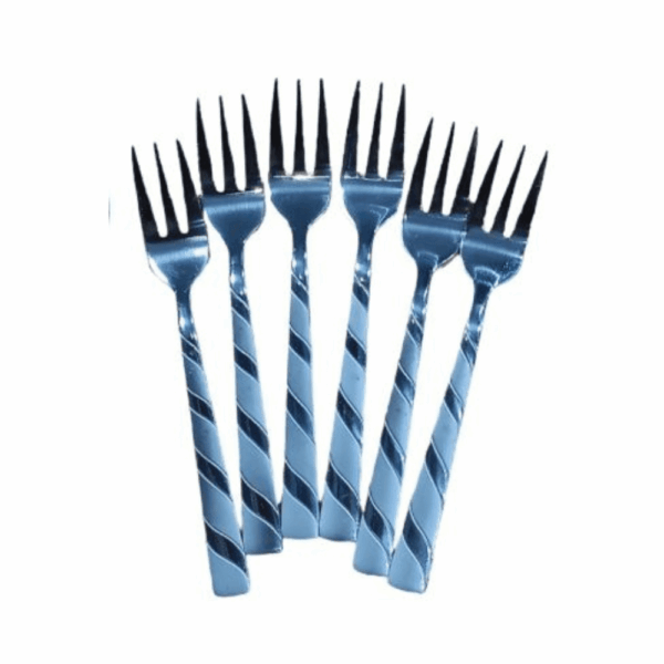 طقم شوك استانلس كبيره 6 ق