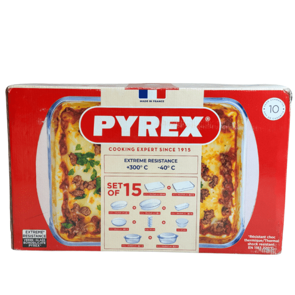 طقم طواجن للفرن 15 قطعه بايركس – Pyrex