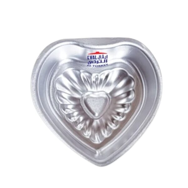 صينية كيك قلب مضلع مقاس 28