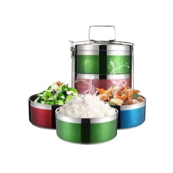 عامود طعام استانلس ألوان