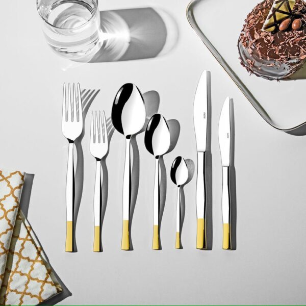 شنطة معالق تركى 89 قطعة – Nehir Zarif Gold 3CM