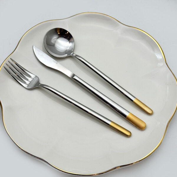 شنطة معالق تركى 89 قطعة – Nehir Sofia Gold Matt