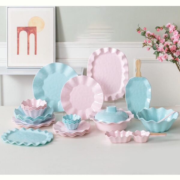 طقم ميلامين ٣٨ قطعه –  WV38LPk/BL