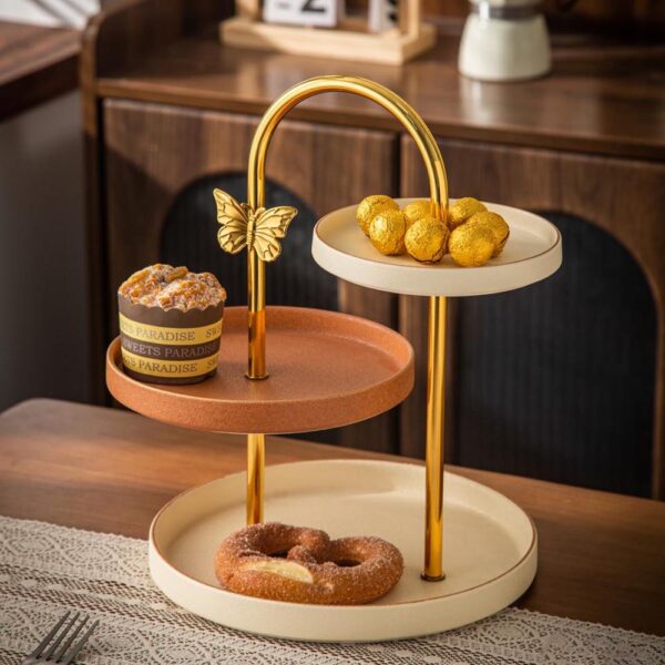 شياله كحك و كاندي ٣ دور بريتي – Graphic – Off White* Brown