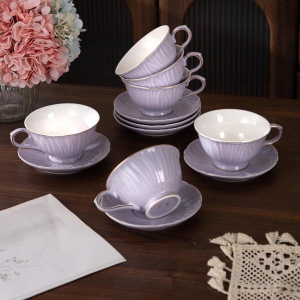 طقم شاي – ملكى – بنفسجى