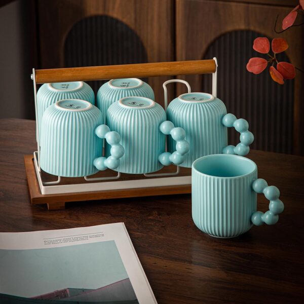 طقم مجات على حامل – Bubbles – لبنى