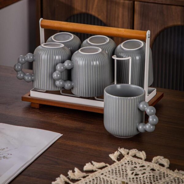 طقم مجات على حامل – Bubbles – رصاصى