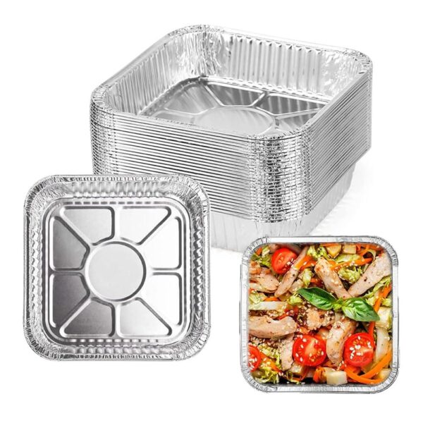 طبق فويل حرارى مربع