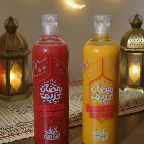 زجاجة مياة وعصائر (1لتر ) هلا رمضان