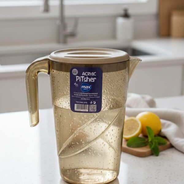 دورق مياة وعصائر اكليريك سعة 2.6لتر – MAX