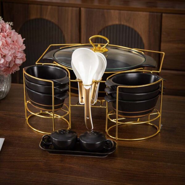 طقم شوربة 19 قطعة – Modern – Black