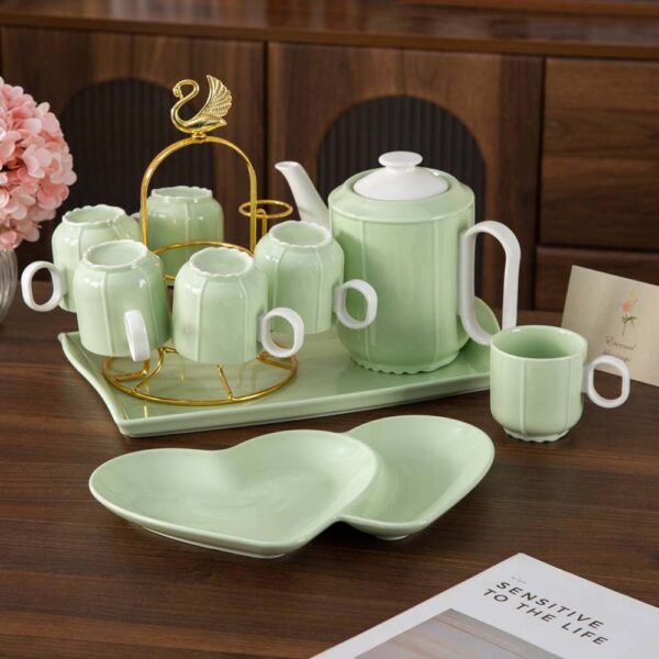 طقم شاى 11 قطعة – ModernTs – Mint Green