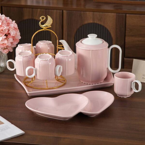 طقم شاى 11 قطعة – ModernTs – Pink