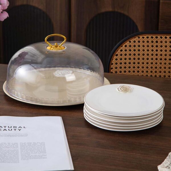 Cake Set – Biege – Pink