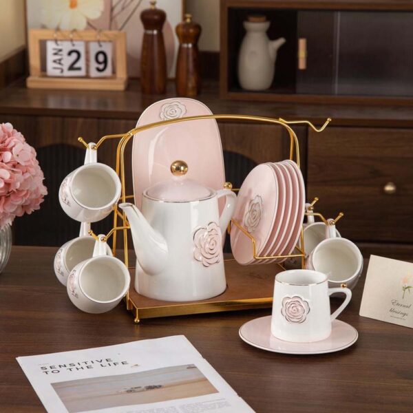 طقم شاى ١٦ قطعة – Rosa – Pink