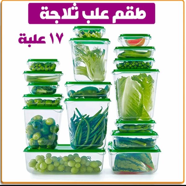طقم ثلاجة 17 قطعة