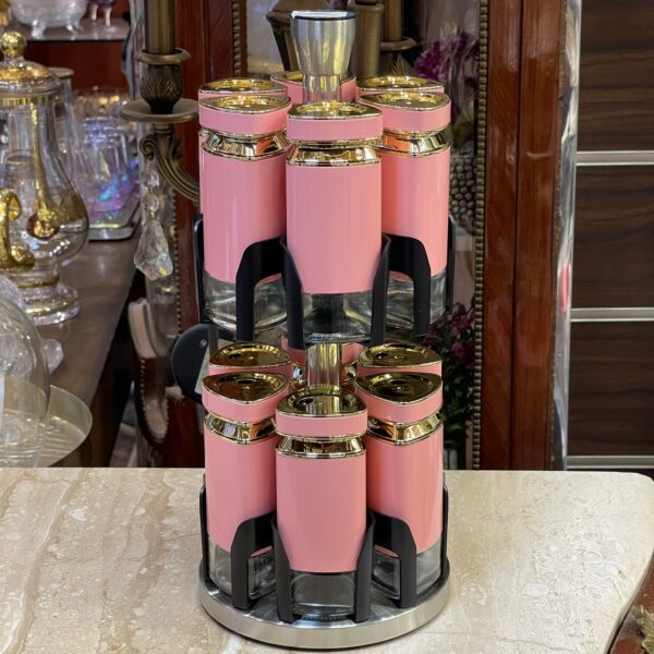 طقم توابل دوار – 12 قطعه