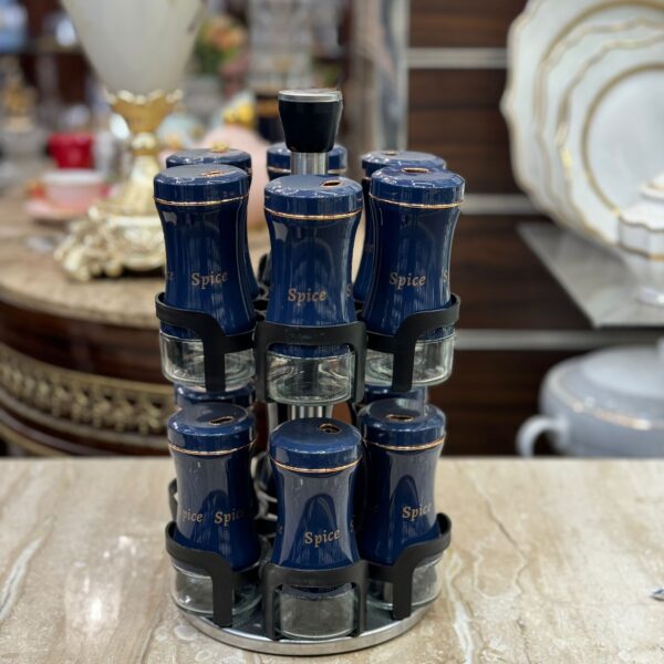 طقم توابل دوار – 12 قطعه