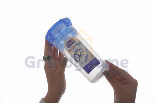 لوك اند لوك ميكسر وعلبة بلاستيك دائرية ٤٧٠ مل