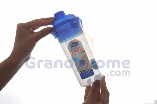 لوك اند لوك ميكسر وعلبة وزجاجة بلاستيك دائرية ٤٧٠ مل