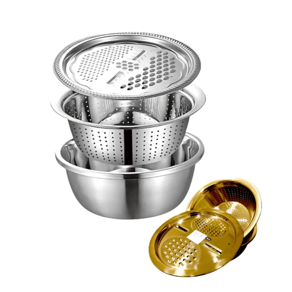 عجان بالمصفاه والمبشره استانلس 3*1 مقاس 26