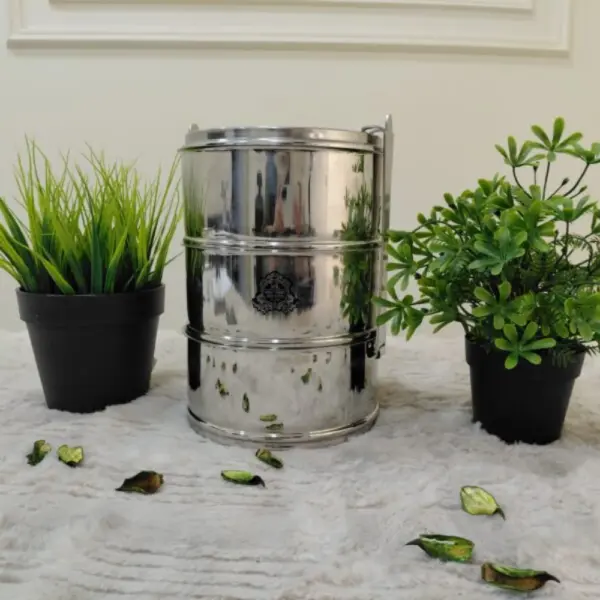 عامود طعام  استانلس 3 دور  نيوتريز