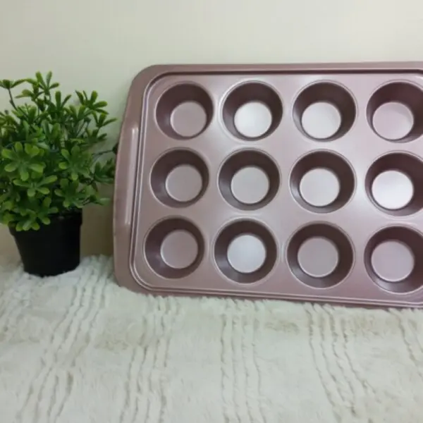 قالب مافن و كب كيك تيفال غير لاصق 12 عين