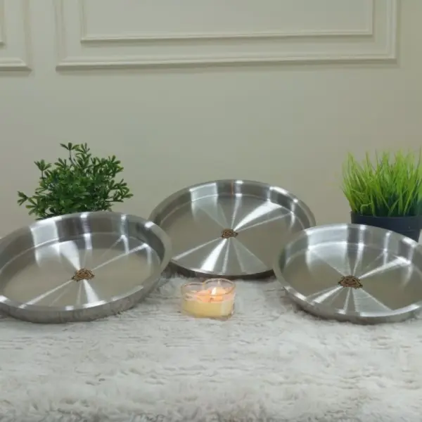 طقم بيتزا استانلس استيل 3 قطعه نيو تريز