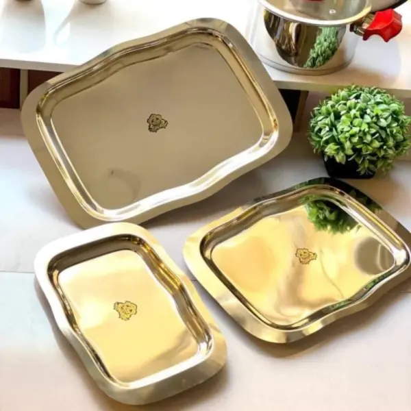 طقم صواني تقديم سماح 3 قطعة نيو تريز