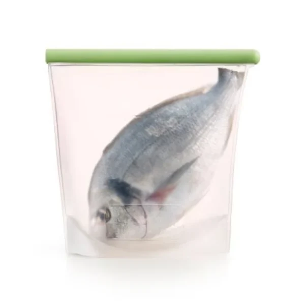 حقيبة سيليكون قابلة لإعادة الاستخدام، 1.5 لترlekue