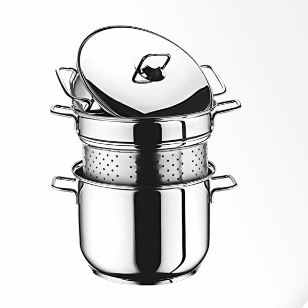 حلة مكرونه استانلس مقاس 26 من هوم بيرفكت