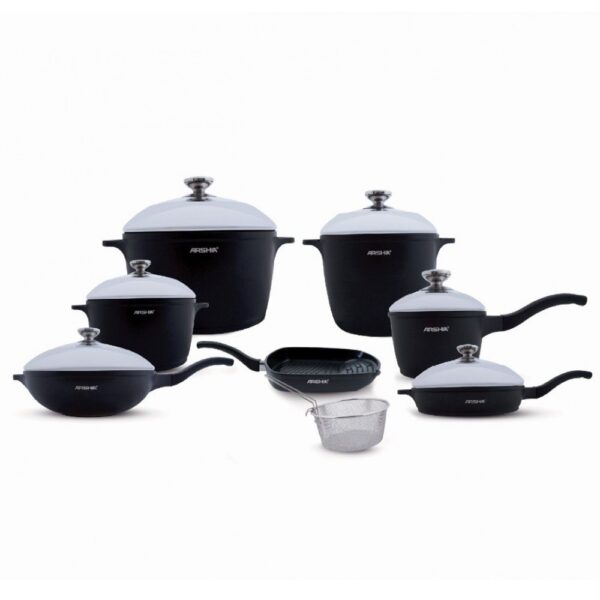 Die Cast Cookware Set 14 pieces – 3074 – Arshia