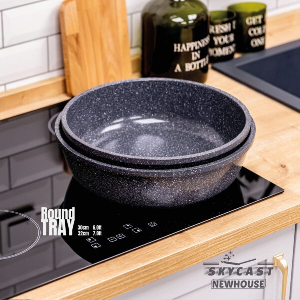 طقم صواني فرن جرانيت 2قطعة (مقاس 30- 32) SKY CAST