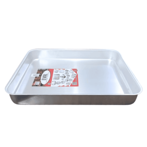 طاجن ألومنيوم مقاس 50*40 سم ارتفاع 6 سم