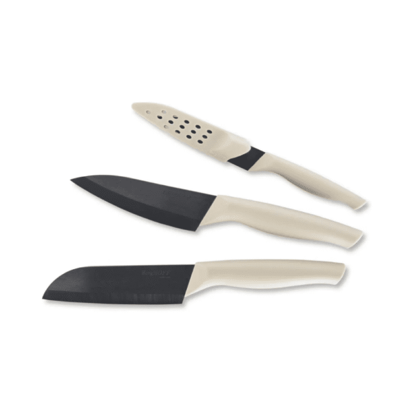 طقم سكاكين ثلاث قطع من السيراميك(Berghoff)