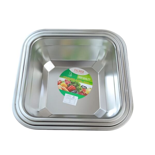 طقم عجان استانلس مربع ( 28-30-32 )