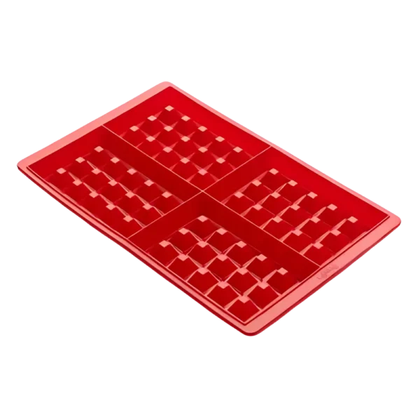 قالب وافل، عبوة 6، أحمرlekue