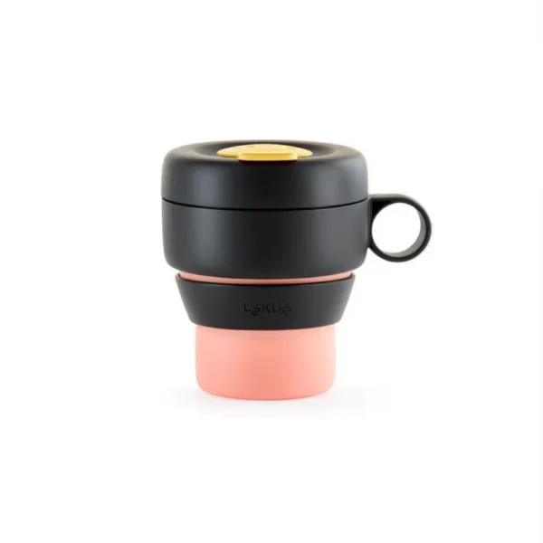 كوب قهوة للتنقل وردىlekue