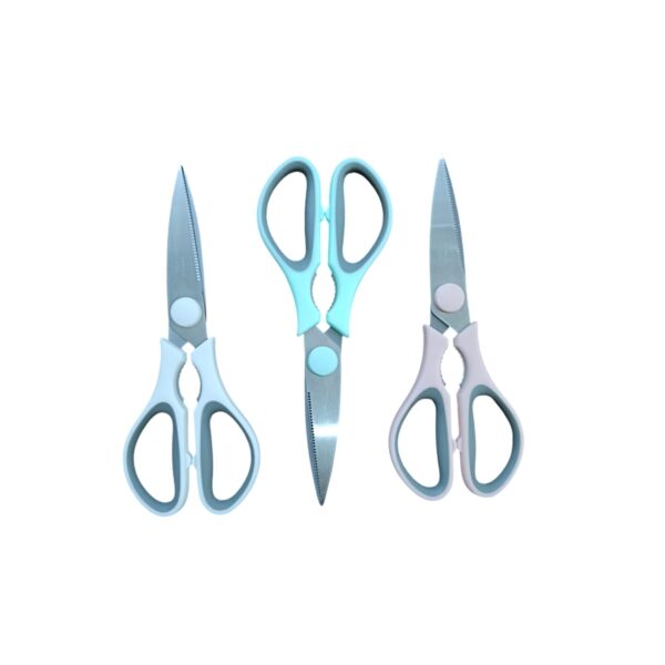 طقم مقص استانلس بيد سيلكون 3*1